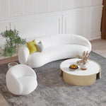Load image into Gallery viewer, ABC Home Fleece Fabric Overstuffed Multifunction Sofa Chair set for Livingroom Office
