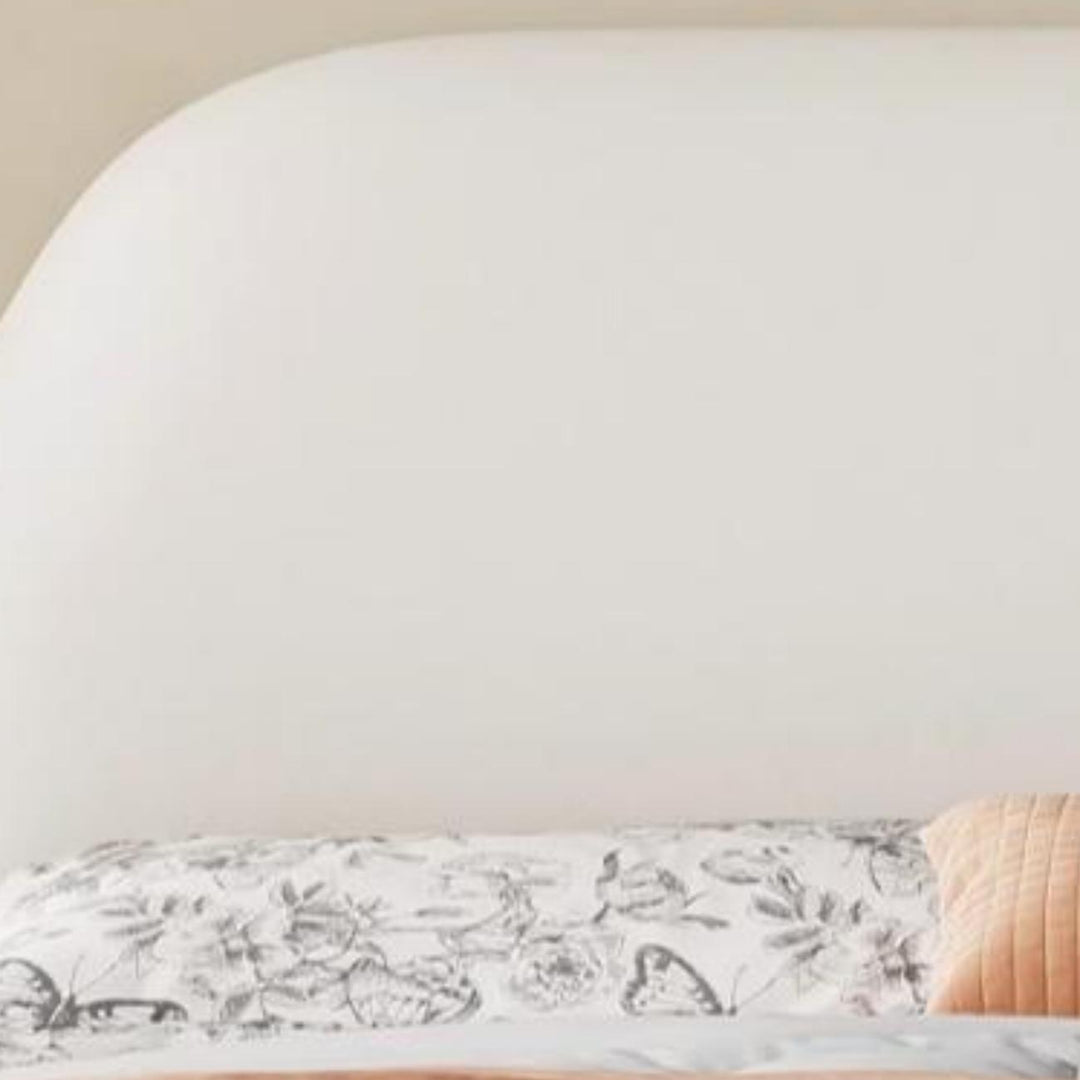 ABC Home Light Luxury Modern  Leather Wrap Bed Frame for Bedroom Without Mattress