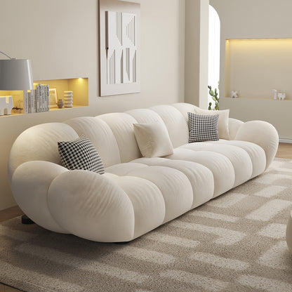 ABC Home Light Luxury Fabric Cloud Shaped Sofa set for Livingroom