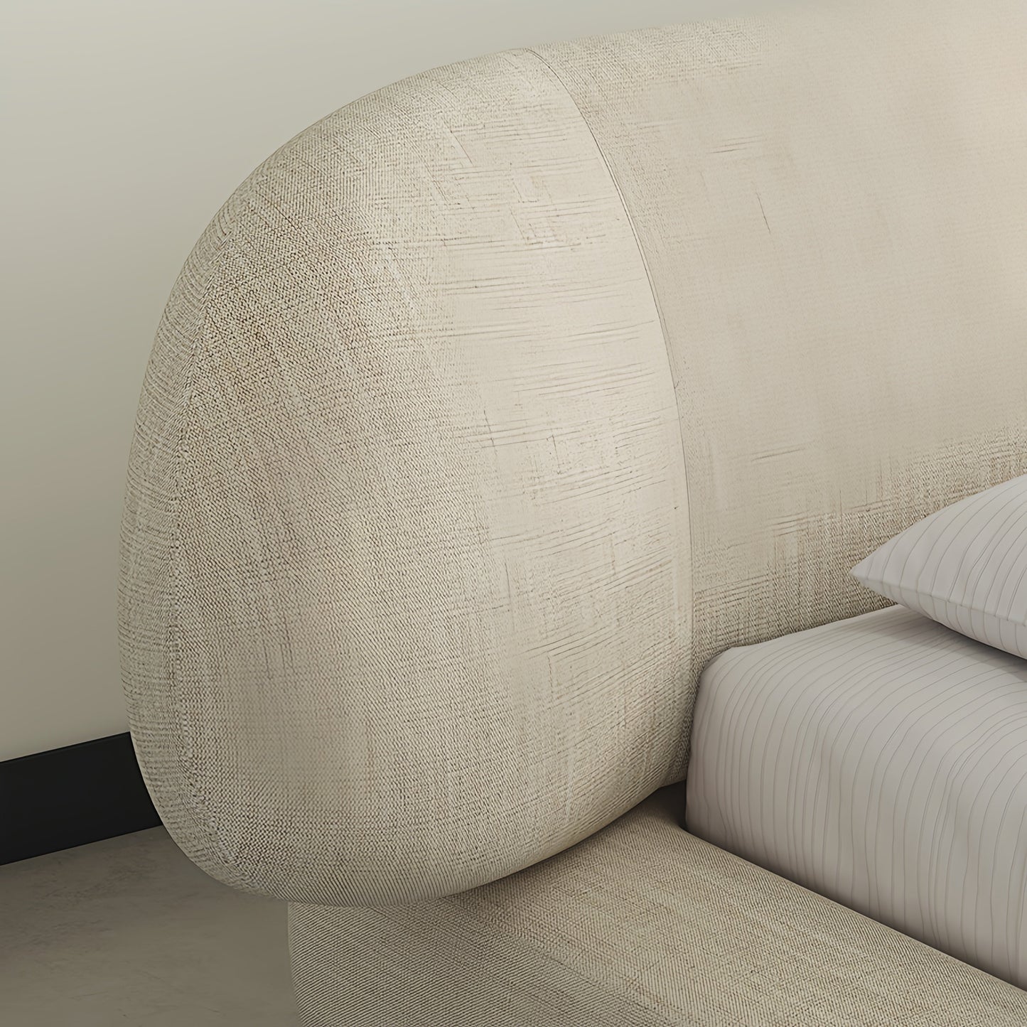 ABC HOME Mattress with Linen & Velvet