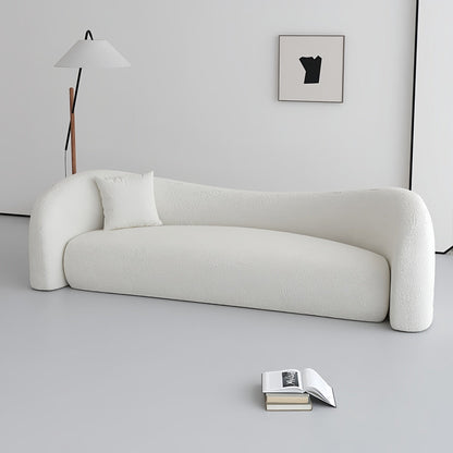 ABC HOME Sofa: Wood White Cloud