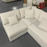 Load image into Gallery viewer, ABC Home Light Luxury Linen Fabric Tofu-block Shaped Sofa set for Livingroom
