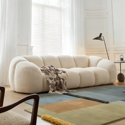 ABC HOME Wood White Cloud Sofa Collection