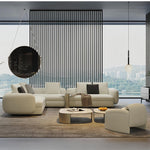 Load image into Gallery viewer, ABC Home Fleece Fabric Overstuffed Multifunction Sofa set for Livingroom Office
