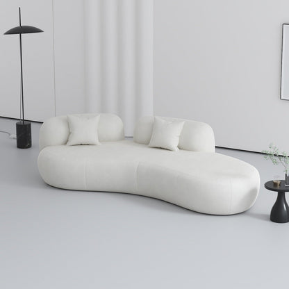 ABC HOME Wood White Cloud Sofa Collection