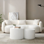 Load image into Gallery viewer, ABC Home Fleece Fabric Overstuffed Multifunction Sofa Chair set for Livingroom Office
