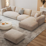 Load image into Gallery viewer, ABC Home Fleece Fabric Overstuffed Multifunction Sofa set for Livingroom Office
