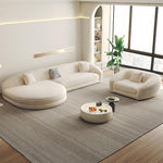 Load image into Gallery viewer, ABC Home Fleece Fabric Overstuffed Multifunction Sofa set for Livingroom Office
