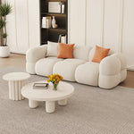 Load image into Gallery viewer, ABC Home Light Luxury Fabric Cloud Shaped Sofa set for Livingroom
