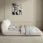 Load image into Gallery viewer, ABC Home Bed Frame Modern Velvet King Queen Size for bedroom Without Mattress
