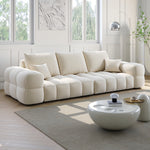 Load image into Gallery viewer, ABC Home Light Luxury Fabric Cloud Shaped Sofa set for Livingroom
