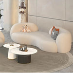 Load image into Gallery viewer, AAH Home Fleece Fabric Overstuffed Multifunction Arc-shaped Sofa set for Livingroom Office AAH HOME
