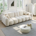 Load image into Gallery viewer, ABC Home Light Luxury Fabric Cloud Shaped Sofa set for Livingroom
