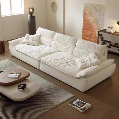 ABC HOME Wood White Sectional Sofa | Contemporary Style