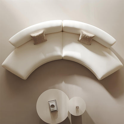 ABC Home Light Luxury Linen Cotton  Fabric Cloud Shaped Sofa set for Livingroom