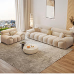 Load image into Gallery viewer, ABC Home Light Luxury Fabric Cloud Shaped Sofa set for Livingroom
