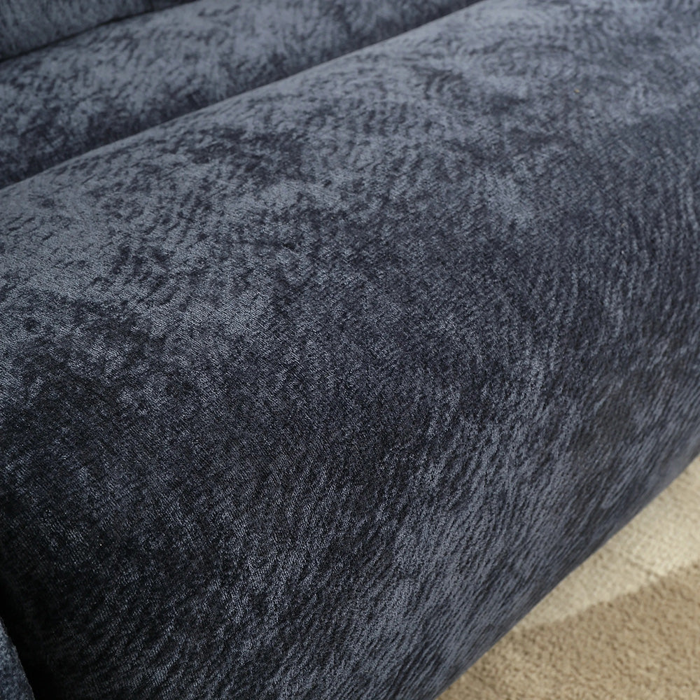 ABC Home Fleece Fabric Overstuffed Multifunction Cloud shaped Sofa Chair set for Livingroom Office