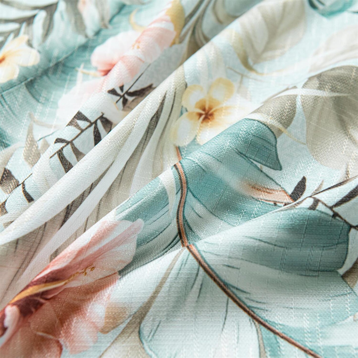 2 Panels 60% Blackout Colorful Flowers Floral Curtains for Living Room Thermal Insulated Bedroom Darkening Drapes for Basics Room Window