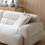 Load image into Gallery viewer, ABC Home Light Luxury Fabric Cloud Shaped Sofa set for Livingroom
