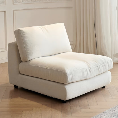 ABC HOME Sofa with Linen & Wood