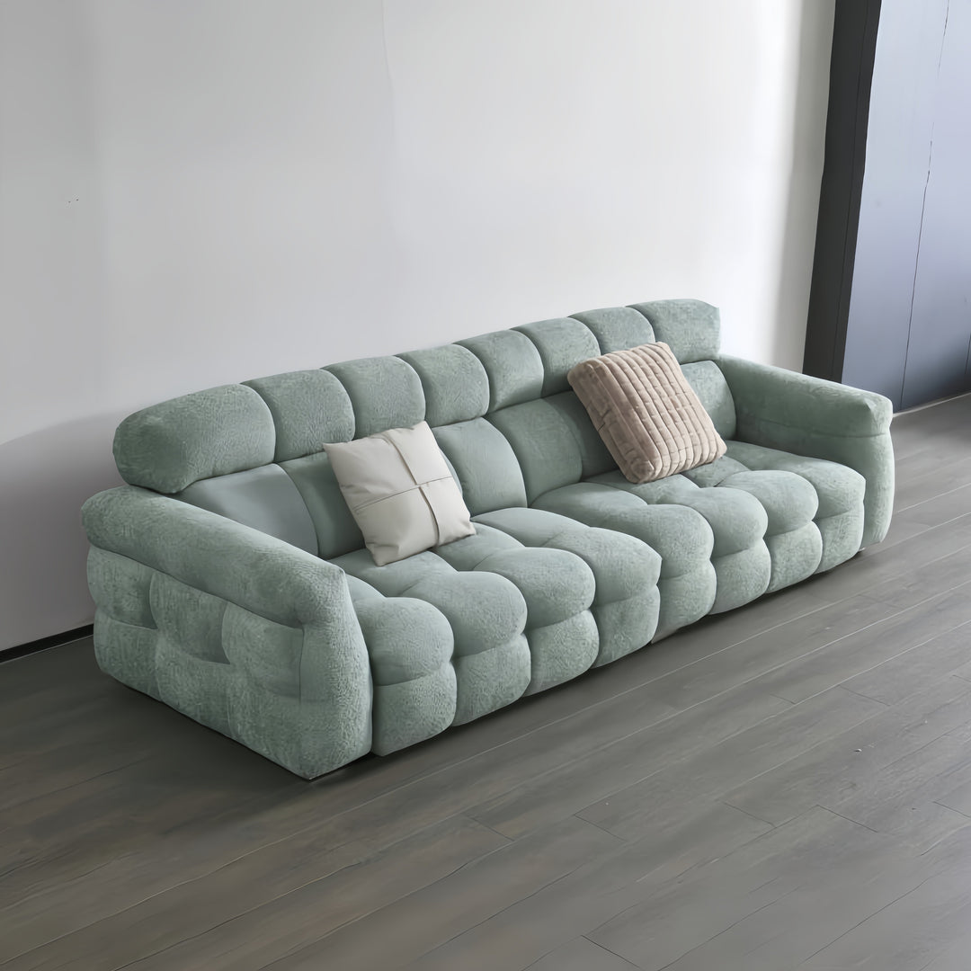 ABC Home Fleece Fabric Overstuffed Multifunction Cloud shaped Sofa Chair set for Livingroom Office