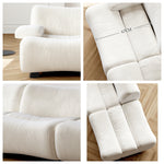 Load image into Gallery viewer, ABC Home Light Luxury Fabric Cloud Shaped Sofa set for Livingroom
