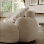 Load image into Gallery viewer, ABC Home Light Luxury Fabric Cloud Shaped Sofa set for Livingroom
