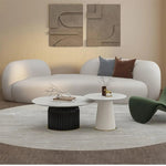 Load image into Gallery viewer, AAH Home Fleece Fabric Overstuffed Multifunction Arc-shaped Sofa set for Livingroom Office AAH HOME
