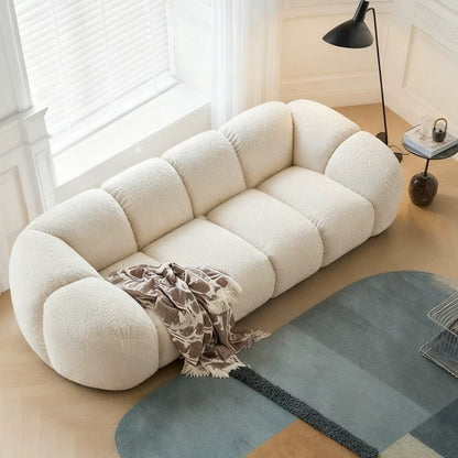ABC HOME Wood White Cloud Sofa Collection