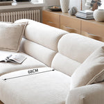 Load image into Gallery viewer, ABC Home Light Luxury Fabric Cloud Shaped Sofa set for Livingroom
