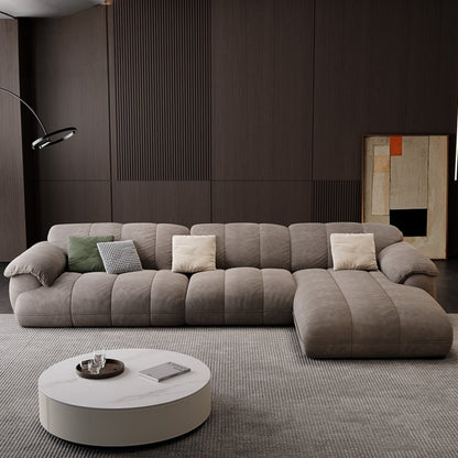 ABC HOME Wood Beige Sectional Sofa Collection
