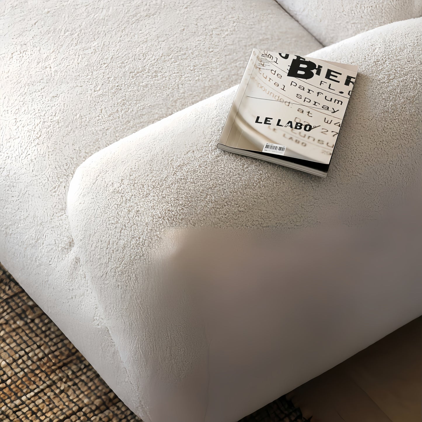 ABC Home Fleece Fabric Overstuffed Multifunction Cloud shaped Sofa Chair set for Livingroom Office