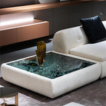 Load image into Gallery viewer, ABC Home Light Luxury Fabric Cloud Shaped Sofa set for Livingroom
