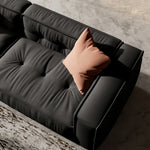 Load image into Gallery viewer, ABC Home Fleece Fabric Overstuffed Multifunction Toast shaped Sofa Chair set for Livingroom Office
