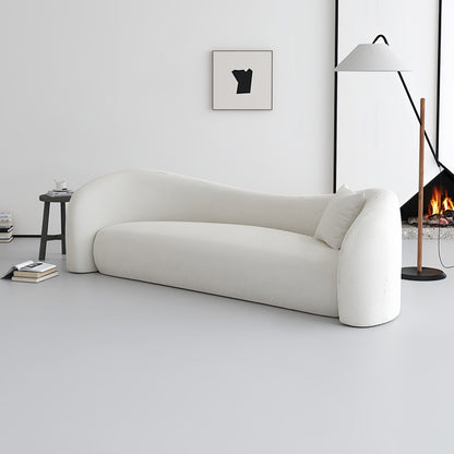 ABC HOME Sofa: Wood White Cloud