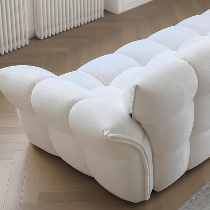 ABC HOME Wood White Cloud Sofa | Contemporary Style