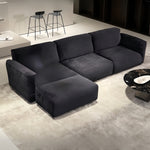 Load image into Gallery viewer, ABC Home Fleece Fabric Overstuffed Multifunction Cloud shaped Sofa Chair set for Livingroom Office
