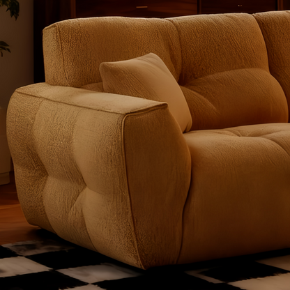 ABC HOME Wood White Cloud Sofa | Contemporary Style