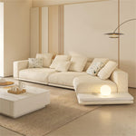 Load image into Gallery viewer, ABC Home Light Luxury Linen Cotton  Fabric Cloud Shaped Sofa set for Livingroom
