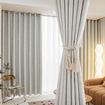Load image into Gallery viewer, 2 Panels 100% Blackout Curtains for Living Room Thermal Insulated Bedroom Darkening Drapes for Basics Room
