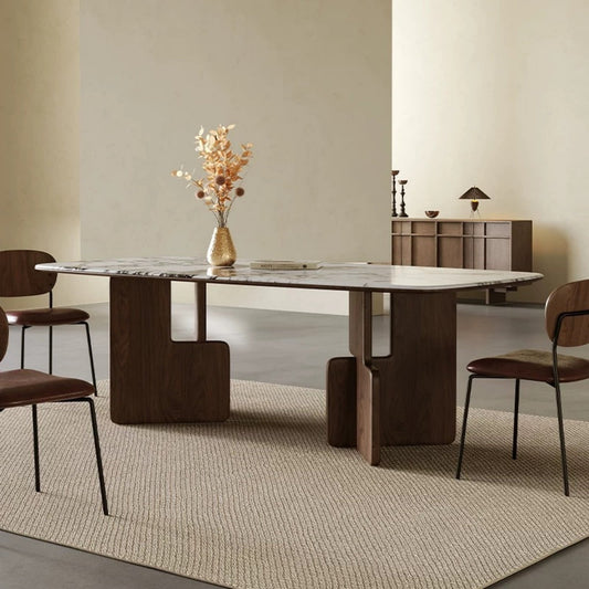 ABC HOME Dining Table: Elegant Dining Table for Modern Dining Room Without Chairs in Dubai show