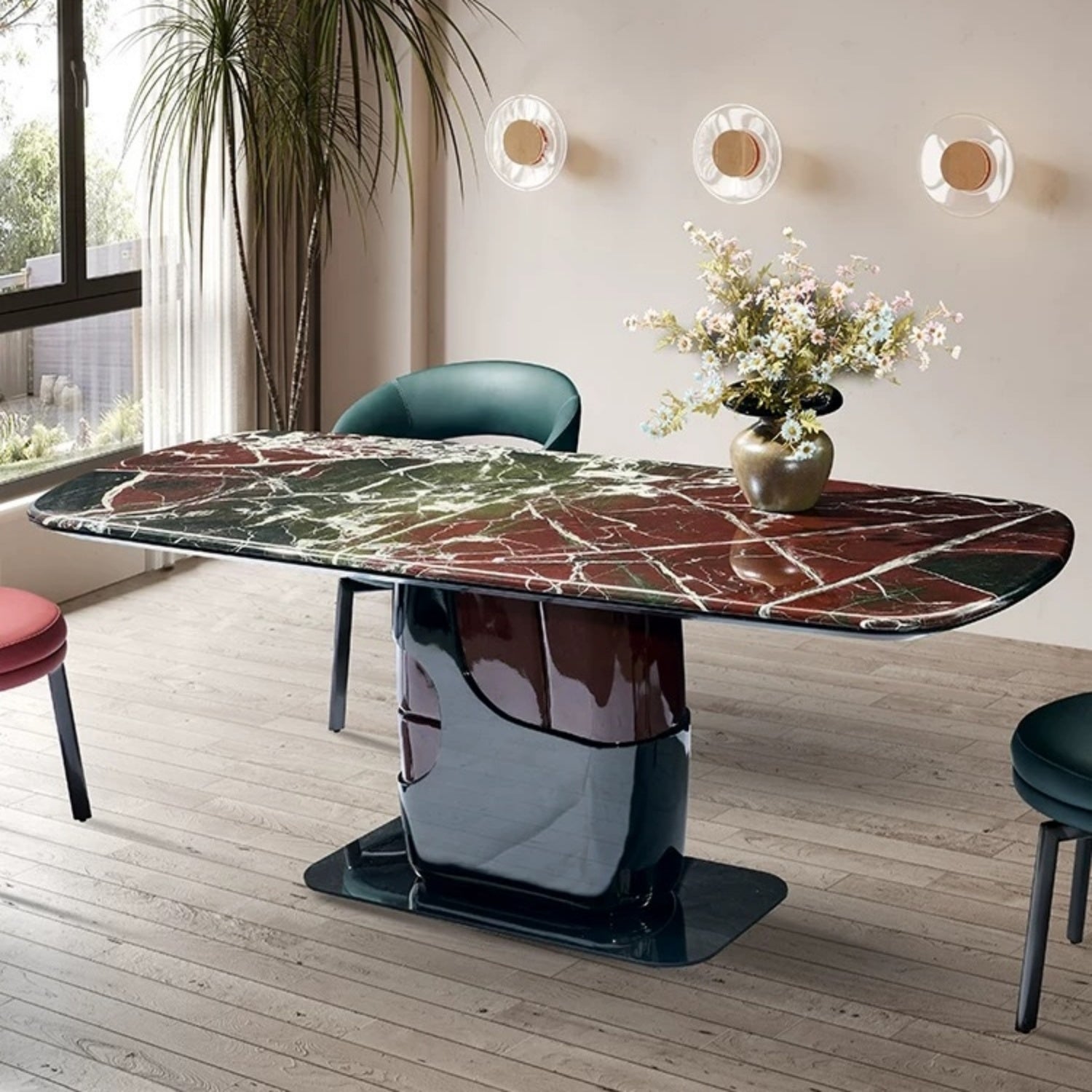 ABC HOME Dining Table: Elegant Dining Table for Modern Dining Room Without Chairs in Dubai show