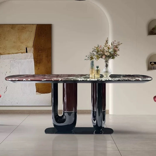 ABC HOME Dining Table: Elegant Dining Table for Modern Dining Room Without Chairs in Dubai show