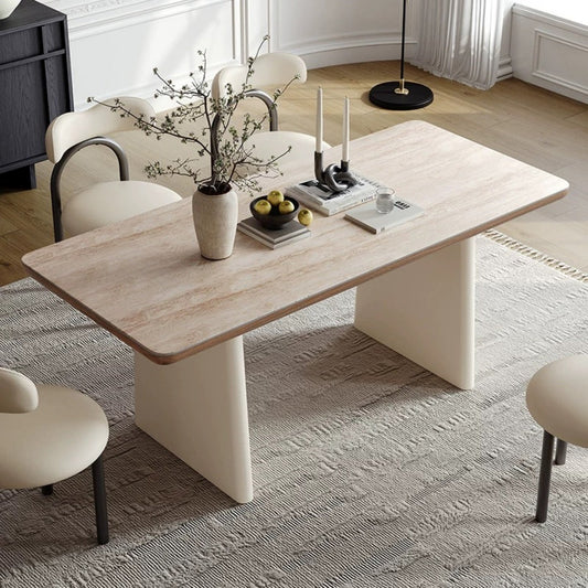 ABC HOME Dining Table: Elegant Dining Table for Modern Dining Room Without Chairs in Dubai show