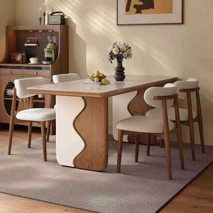 ABC HOME Dining Table: Elegant Dining Table for Modern Dining Room Without Chairs in Dubai show
