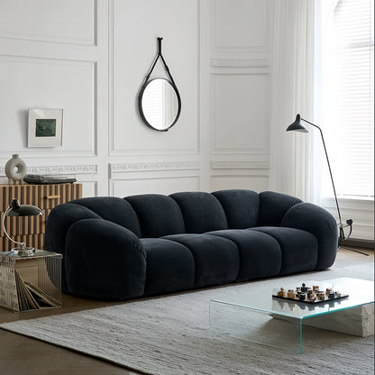 ABC HOME Sofa with Wood & Black