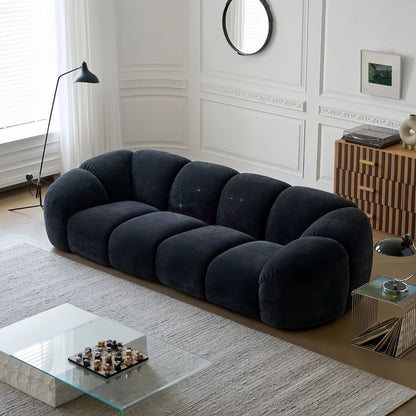 ABC HOME Sofa with Wood & Black
