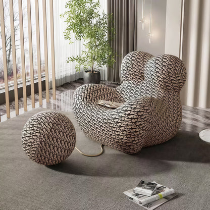 ABC HOME Beige White Modern Chair | Contemporary Style