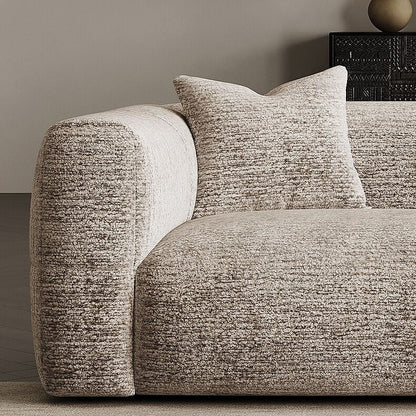 ABC Home Light Luxury Fabric Cloud Shaped Sofa set for Livingroom