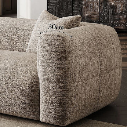 ABC Home Light Luxury Fabric Cloud Shaped Sofa set for Livingroom